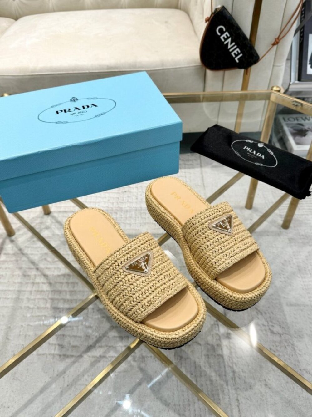 Prada slippers for women